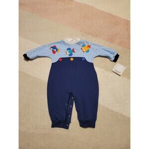 Vintage Doe Spun Baby One Piece Romper Size 18M *NWT